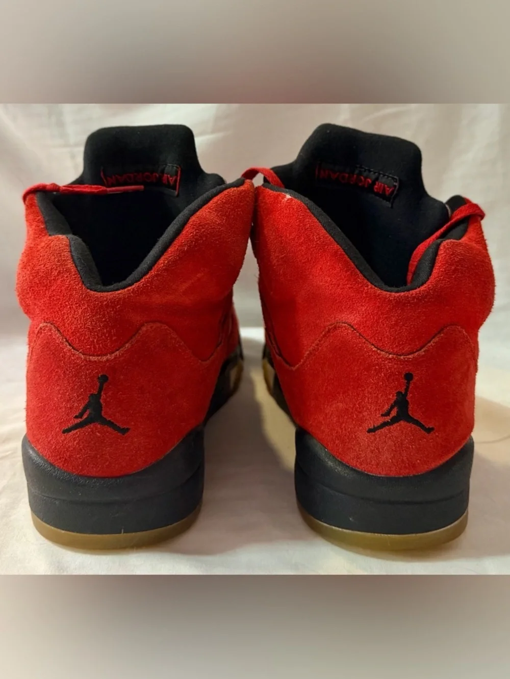 Nike Men's Air Jordan Retro 5 2009 TM8 136027-601 Raging Bull Red US 9.5